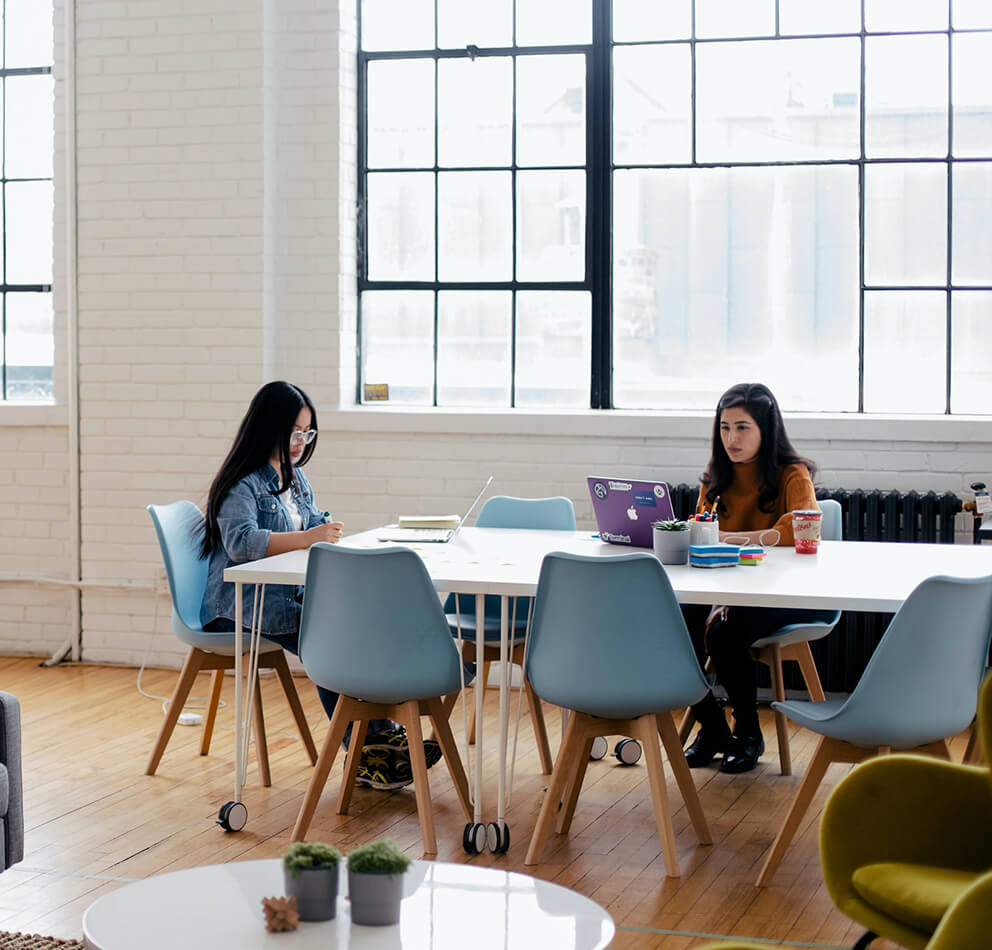 IT company workspace